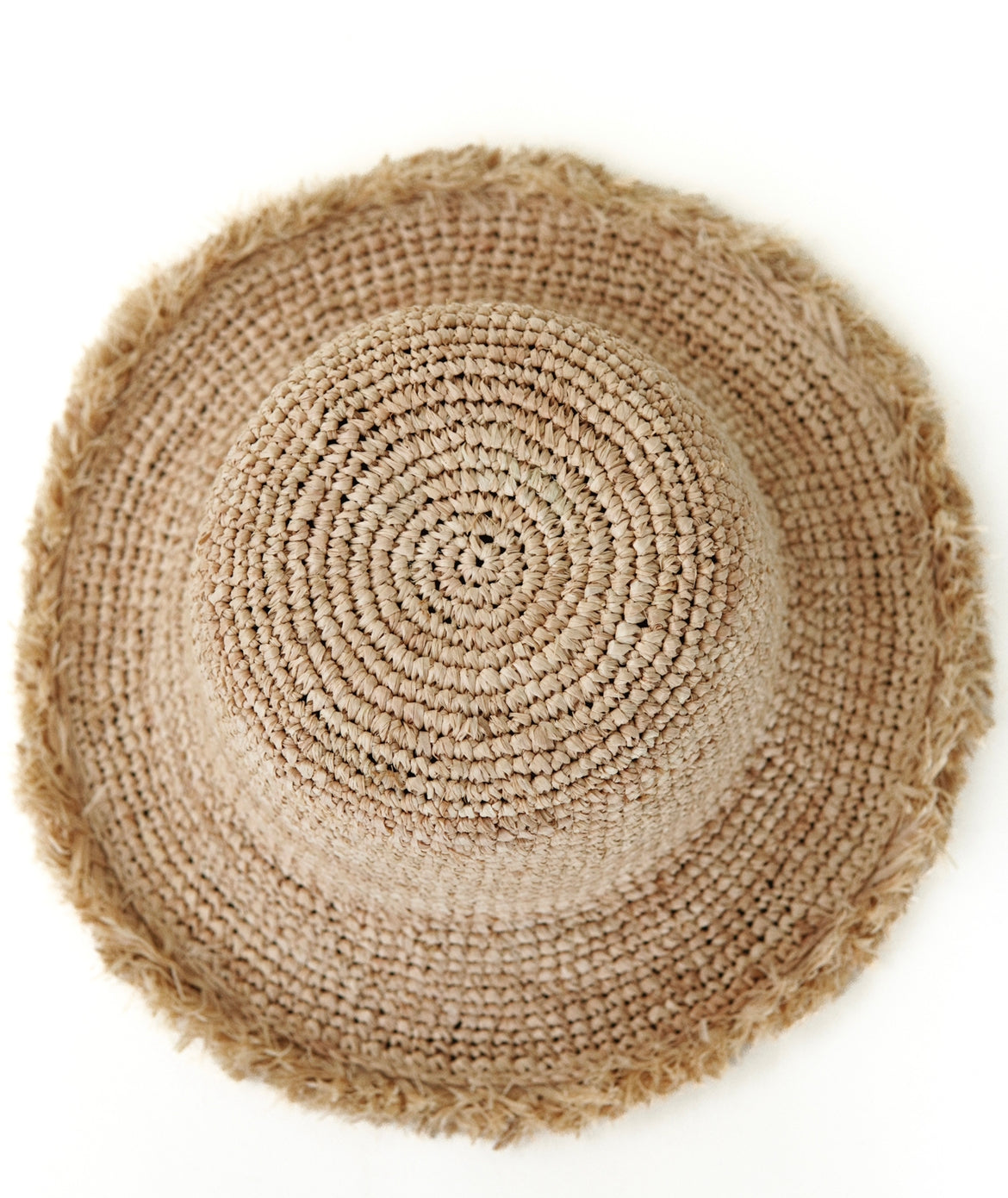 Raffia bucket hat