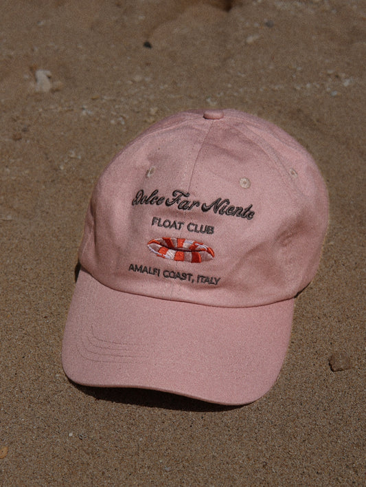 amalfi coast souvenir, Amalfi Coast ball cap, Positano dad cap, pink women baseball cap. Dolce Far Niente, Light pink hat Italy, satin interior lining ball cap, baseball hat, cute baseball hat,