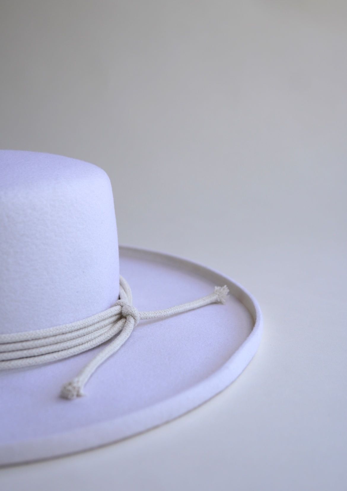 Ivory felt hat