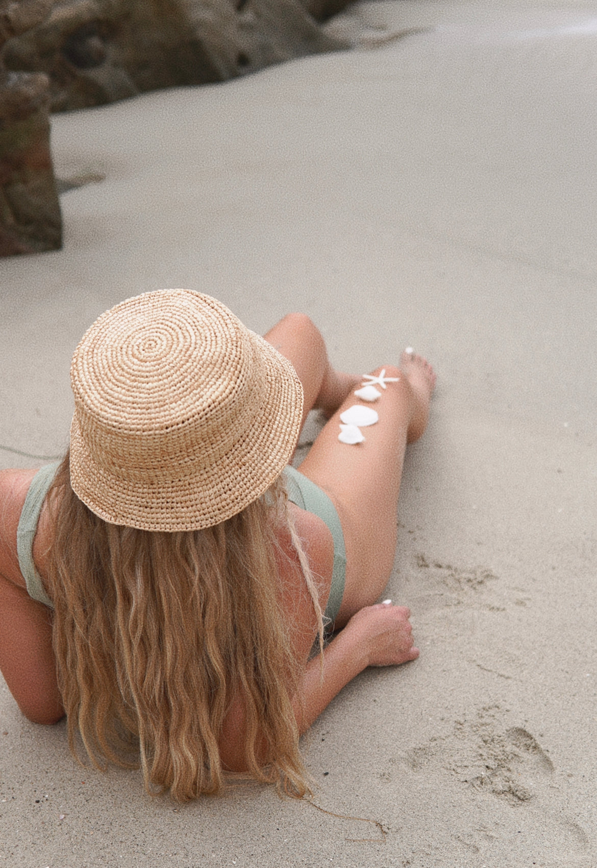 hand woven raffia bucket hat, sun hat