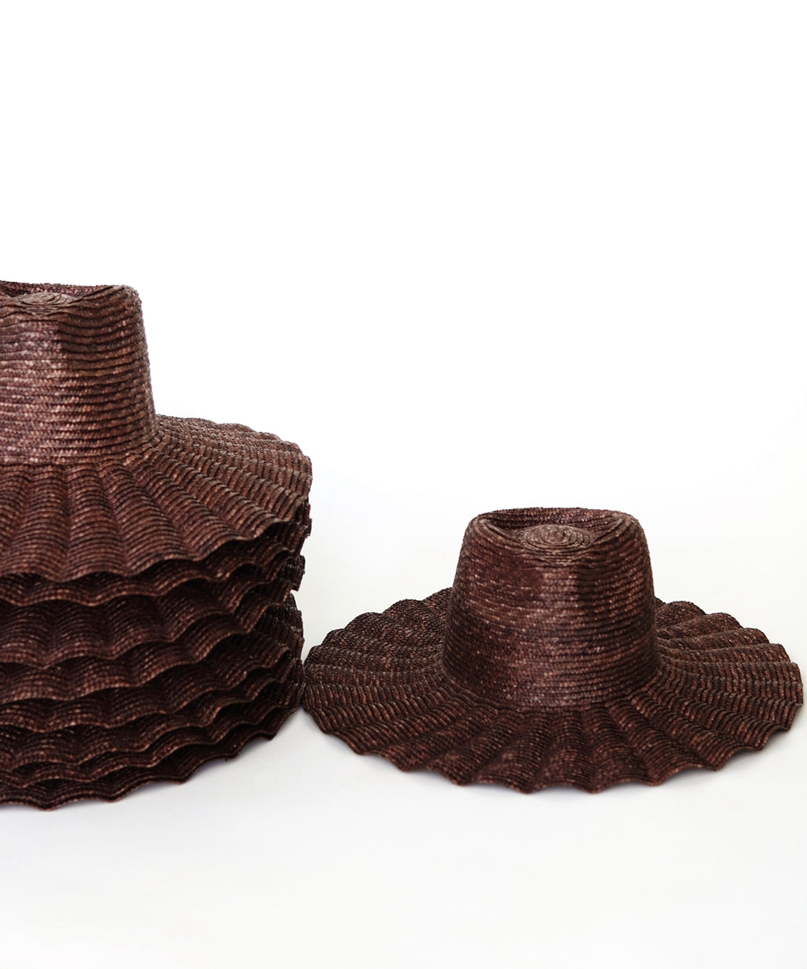 Nalu Brown - Wide brim straw hat