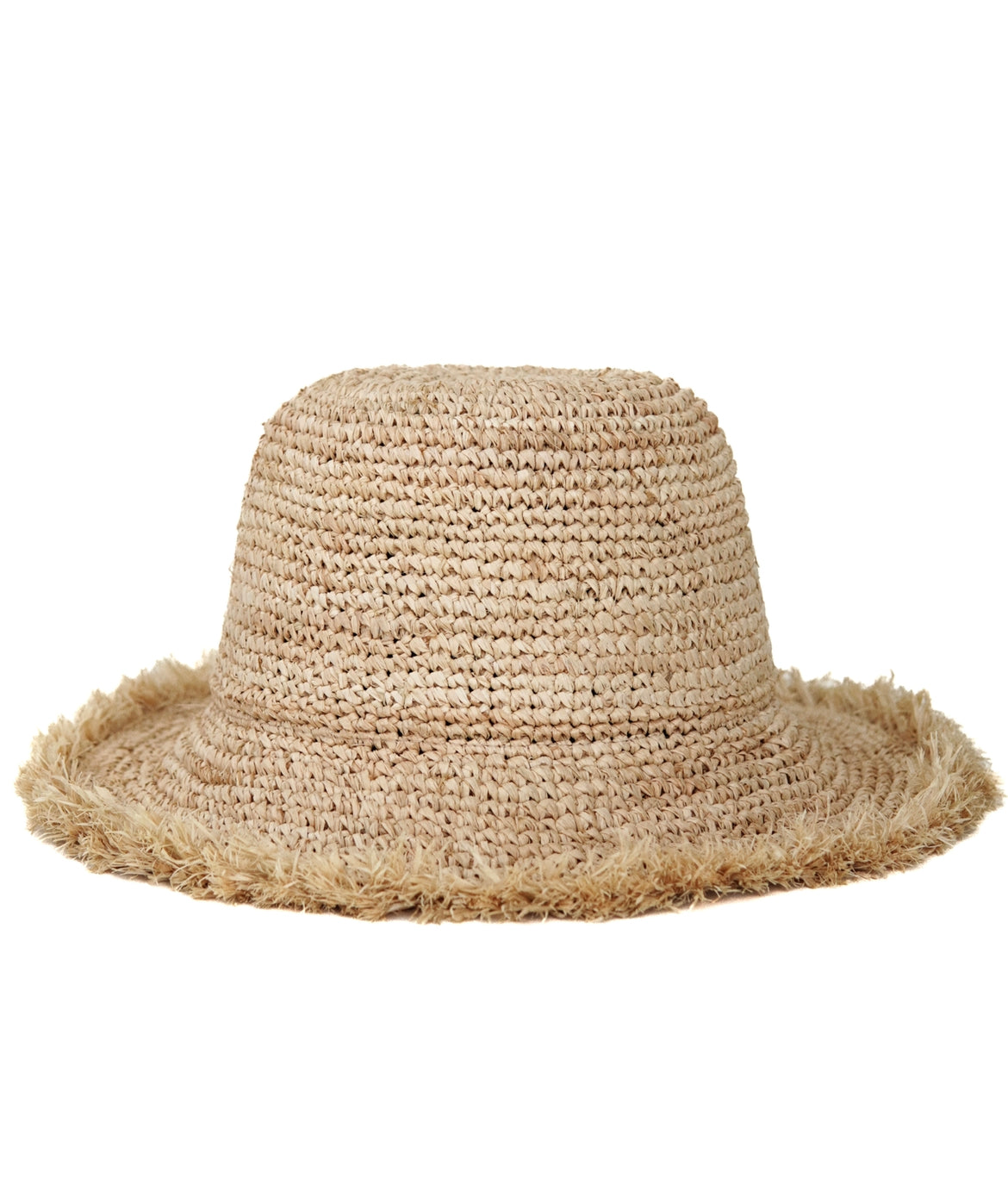 Raffia bucket hat, packable hat