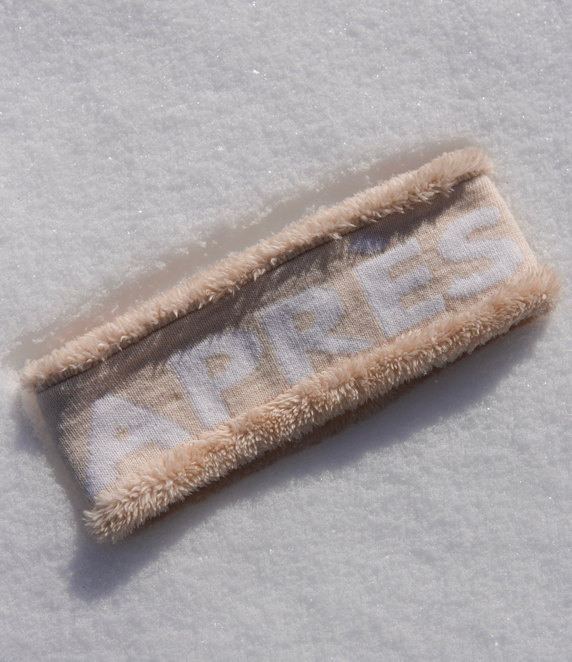 Cream 'APRES' Ski - Reversible Winter Headband