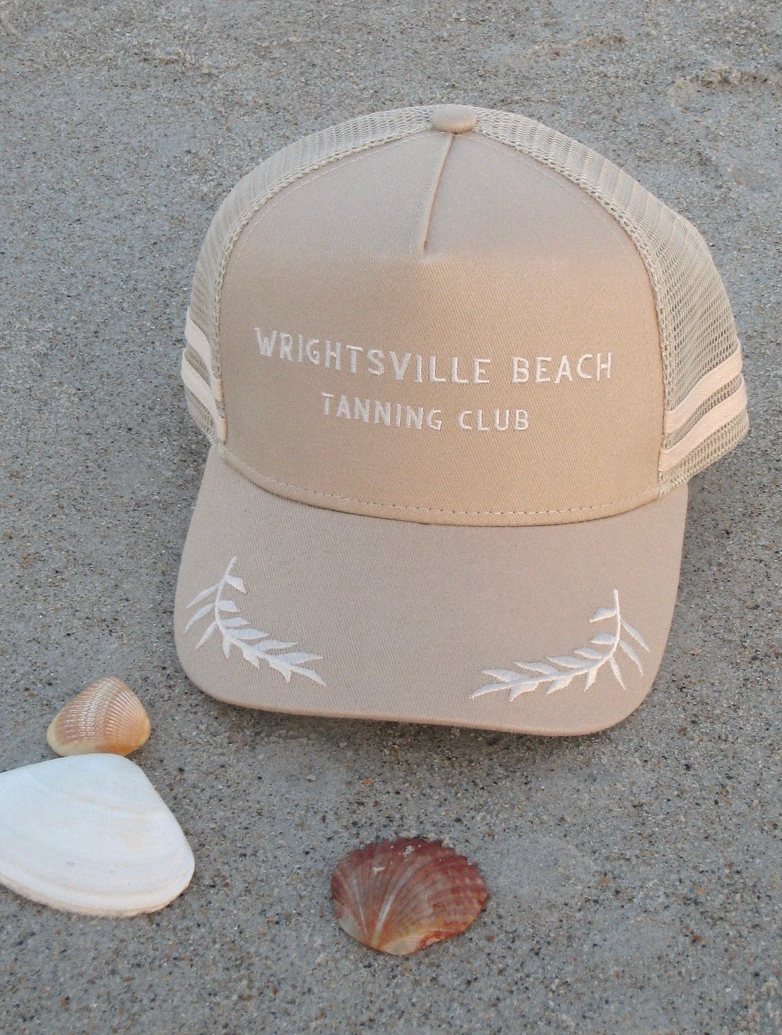 Wrightsville beach retro trucker hat