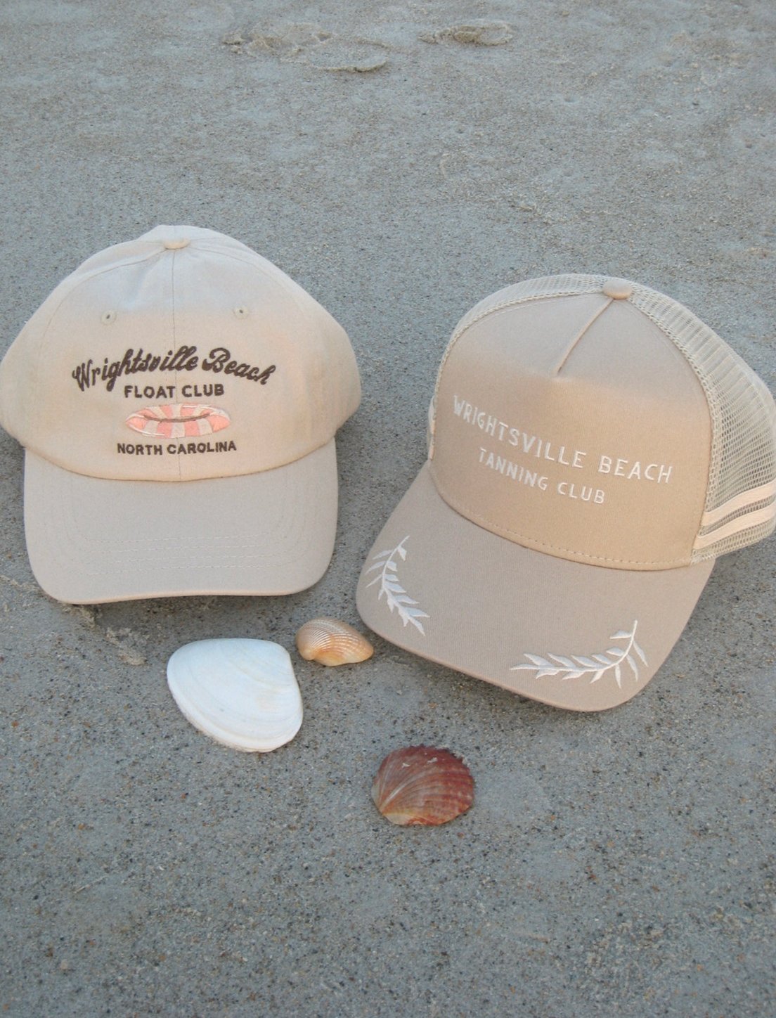 Wrightsville Beach North Carolina baseball at, ball cap, dad cap, trucker hat