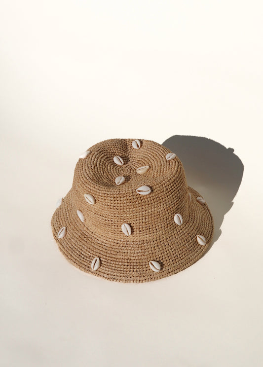 Puka Dot - Raffia bucket hat (KIDS)